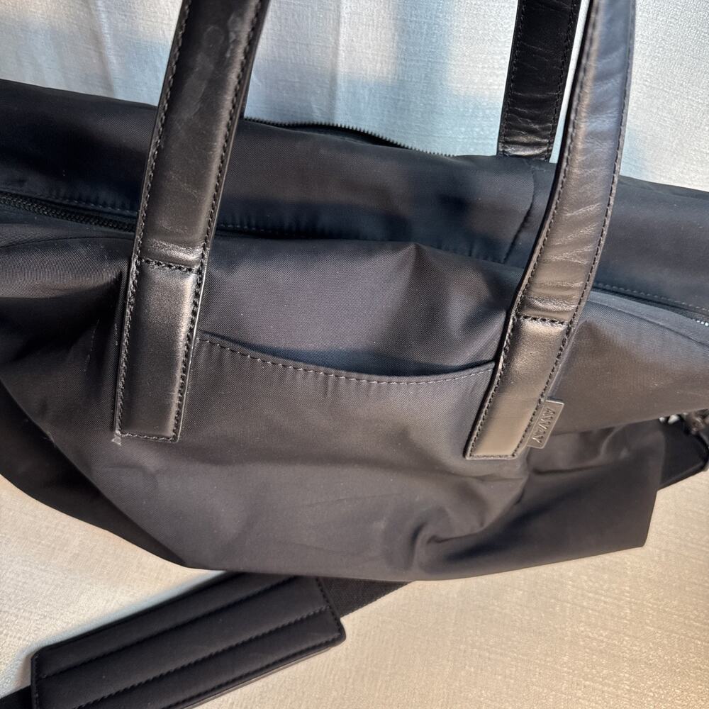 AWAY THE EVERYWHERE BAG Black With Padded Strap & Pockets EUC - Picture 4 of 11